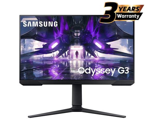Samsung Odyssey G3 (AG320) 24" FHD 165Hz VA 1ms AMD FreeSync Premium-Flat Gaming Monitor w/ Ergonomic Stand 