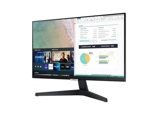 SAMSUNG M5 24" IPS FHD HDR10 Smart Monitor - with Netflix, YouTube, HBO, Prime Video and Apple TV Streaming , Black