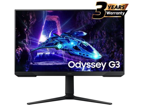 Samsung Odyssey G3 (DG302) 24" FHD 180Hz VA 1ms HDR10 sRGB 95% AMD FreeSync Premium - Flat Gaming Monitor w/ Ergonomic Stand 