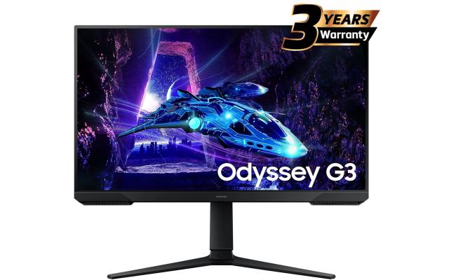 Samsung Odyssey G3 (DG302) 27" FHD 180Hz VA 1ms HDR10 sRGB 95% AMD FreeSync Premium - Flat Gaming Monitor w/ Ergonomic Stand