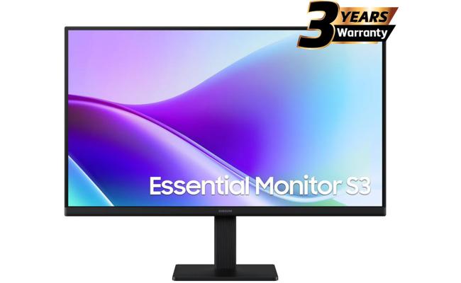 Samsung S3 Essential (F320) 27" Full-HD, IPS Flat Monitor, 120Hz, 5MS (GTG), Super Slim Design, Eye Saver Mode & Less Screen Flickering