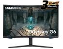 Samsung Odyssey G6 (BG650) Smart Tizen 27" Curved Monitor VA 2K (2560 x 1440) 240Hz 1ms(GTG), HDR600, 95% DCI Coverage, 10Bit, HDMI 2.1, FreeSync w/ Speakers & Ergonomic Stand 