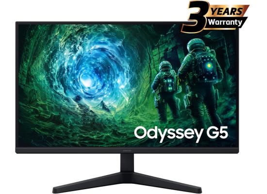 Samsung Odyssey G5 (2026) (FG532) 27" Flat Monitor IPS 2K (2560 x 1440) 200Hz 1ms(MPRT), HDR10, 72% NTSC 1976 Gamut , 8 Bit, AMD FreeSync Premium