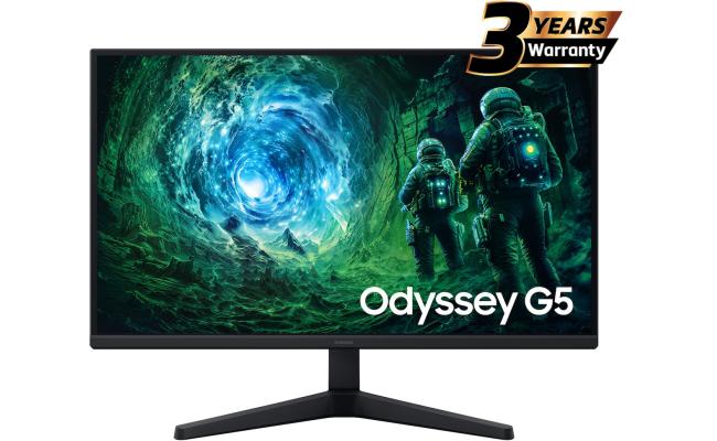 Samsung Odyssey G5 (2026) (FG532) 27" Flat Monitor IPS 2K (2560 x 1440) 200Hz 1ms(MPRT), HDR10, 72% NTSC 1976 Gamut , 8 Bit, AMD FreeSync Premium