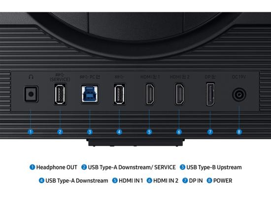 Samsung Odyssey G7 (2025) (FG706) 27" Flat Monitor IPS Dual Mode (4K 180Hz Or FHD 360Hz) 1ms(GTG), 10Bit, HDR10+, 99% sRGB, HDMI 2.1, G-Sync Compatible w/ New Design, Ergonomic Stand