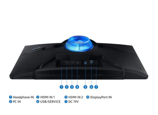 Samsung Odyssey G7 (G70A)  28" RGB Flat Monitor IPS 4K UHD (3840 x 2160) 144Hz 1ms(GTG), HDR 400, 99% sRGB, HDMI 2.1, G-Sync Compatible w/ Ergonomic Stand