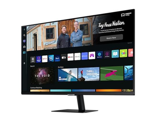 SAMSUNG M5 (BM500) 32" FHD HDR10 Smart Monitor 4ms (GTG),1B Colors & USB Ports - with Netflix, YouTube & Apple TV Streaming