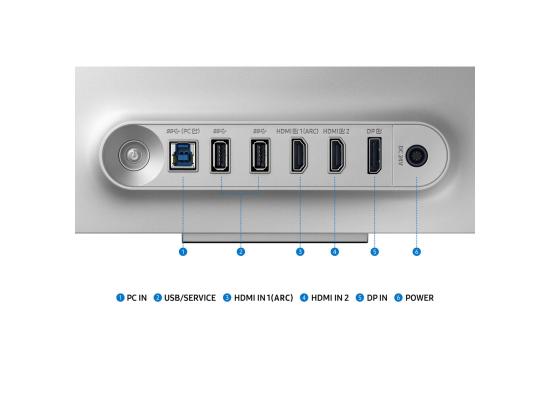 Samsung Odyssey OLED G8 Smart (DG802) 32" Flat Monitor 4K (3840 x 2160) 240Hz, 0.03ms(GTG), QD-OLED, HDR10+, 99% DCI Coverage, HDMI 2.1, Core Sync, G-Sync compatibility w/ Sleek Metal Design, Ergonomic Stand & Speaker