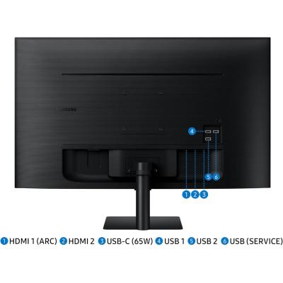 Samsung M7 (FM700) Smart Samsung Vision AI 32" 4K UHD Flat Business Monitor, One UI Tizen OS, VA, 60Hz, 4ms(GTG), HDR10, 1B Colors, USB Type-C w/ Speakers & Remote Control