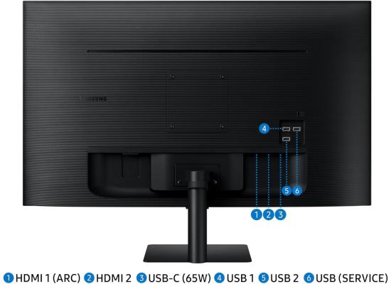 Samsung M7 (FM700) Smart Samsung Vision AI 32" 4K UHD Flat Business Monitor, One UI Tizen OS, VA, 60Hz, 4ms(GTG), HDR10, 1B Colors, USB Type-C w/ Speakers & Remote Control