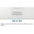 Samsung M8 2025 (FM801) Smart AI 32" 4K UHD, Tizen™ OS Flat Business Monitor, VA, 60Hz, 4ms(GTG), HDR10+, 99% sRGB, 10Bit Samsung Vision AI, USB Type-C w/ Cam, Adaptive Sound Pro Speakers & Ergonomic Stand - White