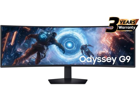 Samsung Odyssey G9 (2025) 49" DQHD Curved Gaming Monitor, VA, 144Hz, 1ms(GTG), VESA HDR 600, 92% DCI Coverage,10Bit, FreeSync Premium Pro, w/ HDMI 2.1 & Ergonomic Stand