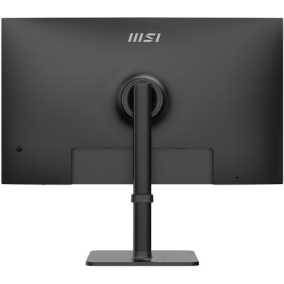 MSI Modern MD272UPHG 27" 4K UHD IPS USB Type-C 98W PD, Flat Business Monitor, 60Hz, 4MS,10 Bit, DCI-P3 97% HDR400, Adjustable Stand, Bezel-Less Display w/ KVM & Speakers
