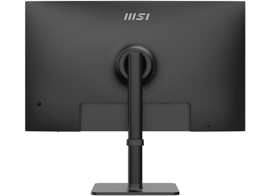 MSI Modern MD272UPHG 27" 4K UHD IPS USB Type-C 98W PD, Flat Business Monitor, 60Hz, 4MS,10 Bit, DCI-P3 97% HDR400, Adjustable Stand, Bezel-Less Display w/ KVM & Speakers