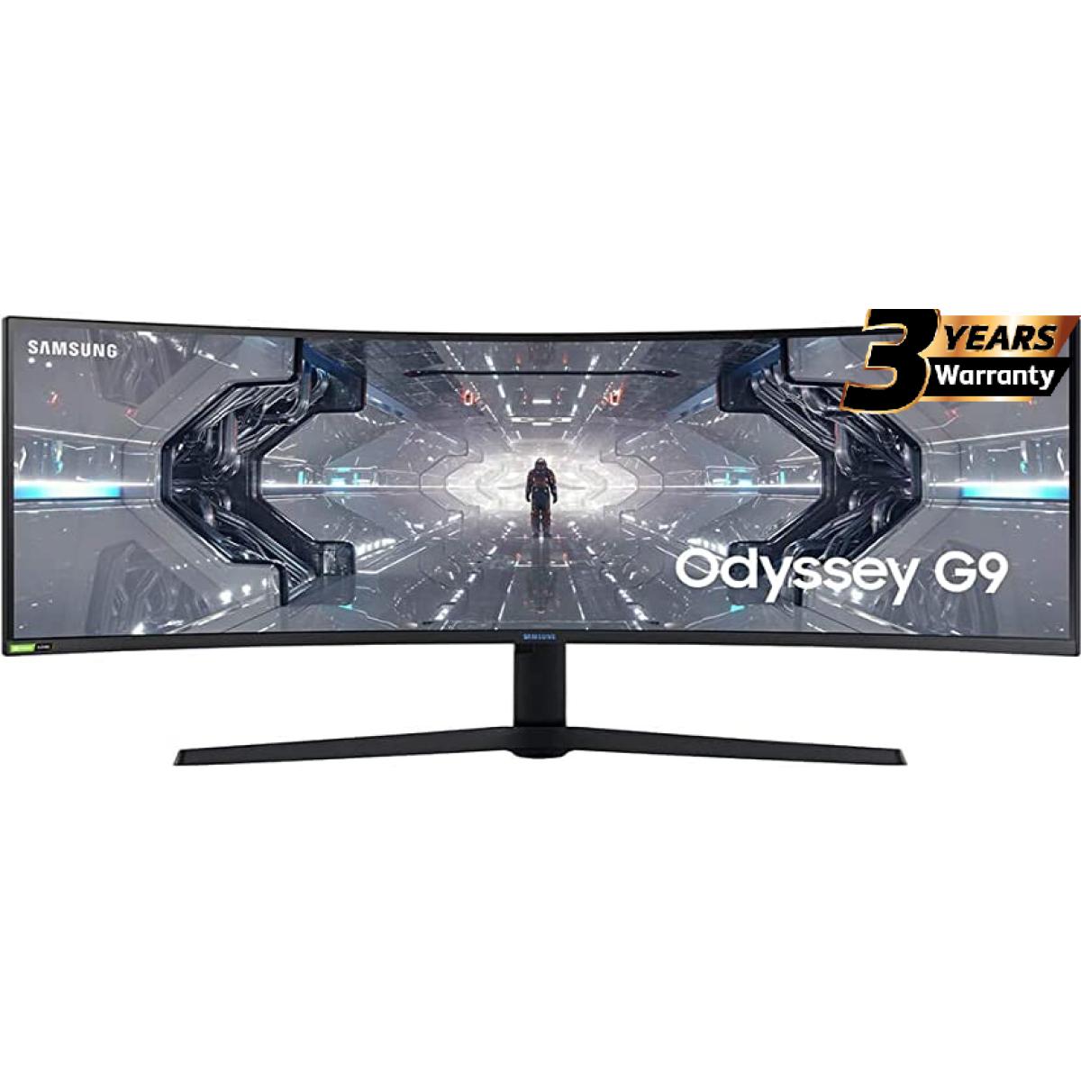 Samsung 49" Odyssey G9 240Hz 1Ms Dual QHD HDR QLED G-sync 1000R Gaming Monitor