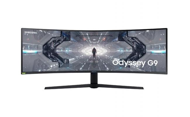 Samsung 49" Odyssey G9 240Hz 1Ms Dual Double 2K HDR QLED G-sync 1000R Gaming Monitor
