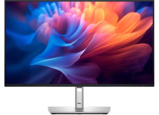 Dell P2725H Flat Professional Monitor 27" FHD IPS @100HZ, 99% sRGB, Ultrathin Bezel Display, Adjustable Stand, DP Port, HDMI, VGA, Type-C (Data Only) 