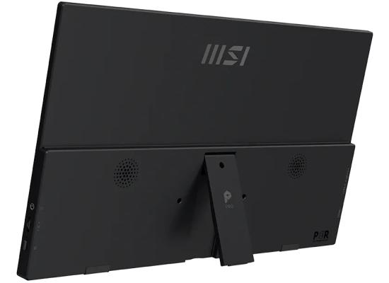 MSI PRO MP165 E6 15.6” 1920 x 1080 (FHD) IPS 60Hz 4ms (GtG) 8 bits, Portable Monitor, Slim & Light Extender Screen, Hdmi & Type-C cable, VESA Mount Support w/ Built-in Speakers
