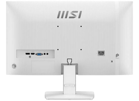 MSI PRO MP251W E2 25" 1080p FHD Flat Monitor (White) IPS, 120Hz, 1ms, 99% sRGB, HDR Ready, Adaptive-Sync w/ Speakers