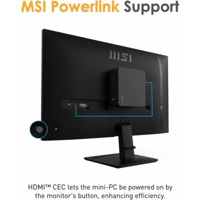 MSI PRO MP275 E2 27" Full-HD, IPS Flat Monitor, 120Hz, 1ms (MPRT), sRGB 116%, Super Slim Design w/ Speaker