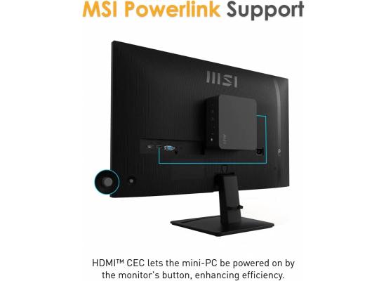 MSI PRO MP275 E2 27" Full-HD, IPS Flat Monitor, 120Hz, 1ms (MPRT), sRGB 116%, Super Slim Design w/ Speaker