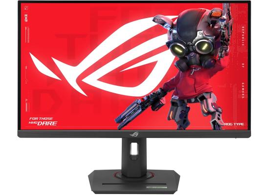 ASUS ROG STRIX (XG27ACG) 27" Flat Gaming Monitor Fast IPS 2K (2560 x 1440) 180Hz 1ms(GTG), HDR10, DCI-P3 95% & sRGB 125%, USB Type-C (DP Alt mode), G-Sync Compatible w/ Aura Syn & Ergonomic Stand 