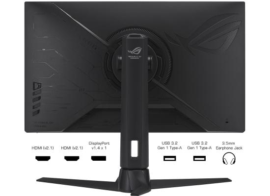 ASUS ROG STRIX (XG27AQMR) 27" Flat Gaming Monitor Fast IPS 2K (2560 x 1440) 300Hz 1ms(GTG), HDR10, DCI-P3 97% & sRGB 120%, 10Bit, G-Sync Compatible w/ Ergonomic Stand