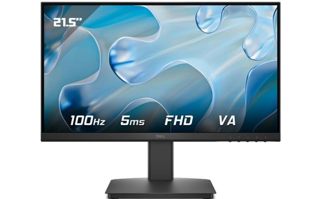 Dell SE2225HM Flat Monitor 22" FHD VA @100HZ, Wide viewing Angle, Ultra-Thin Bezels Display w/ HDMI, VGA - Black