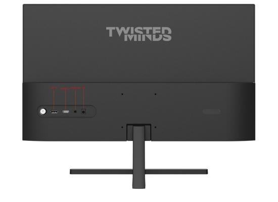 Twisted Minds 24" FHD Flat Gaming Monitor, Fast IPS, 180Hz, 0.5ms, Console Ready HDMI 2.1, HDR, Nvidia G-SYNC & AMD-SYNC