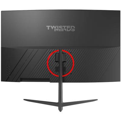 Twisted Minds 27" Curved Monitor VA Full HD 1080p @120Hz 1ms, HDR300, 100% sRGB , FreeSync & G-Sync Compatible, HDMI 2.1 w/ RGB Rear Backlight Light & Speakers