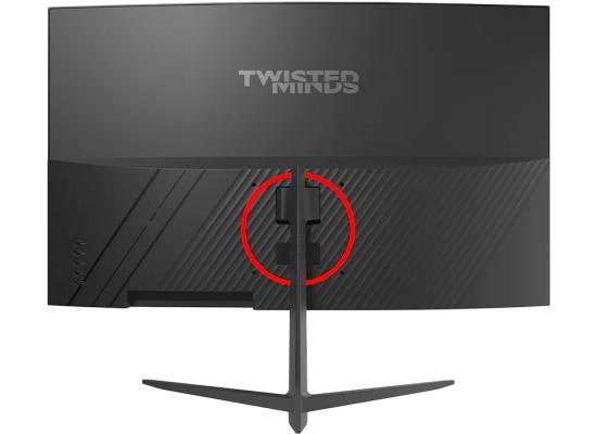 Twisted Minds 27" Curved Monitor VA Full HD 1080p @120Hz 1ms, HDR300, 100% sRGB , FreeSync & G-Sync Compatible, HDMI 2.1 w/ RGB Rear Backlight Light & Speakers