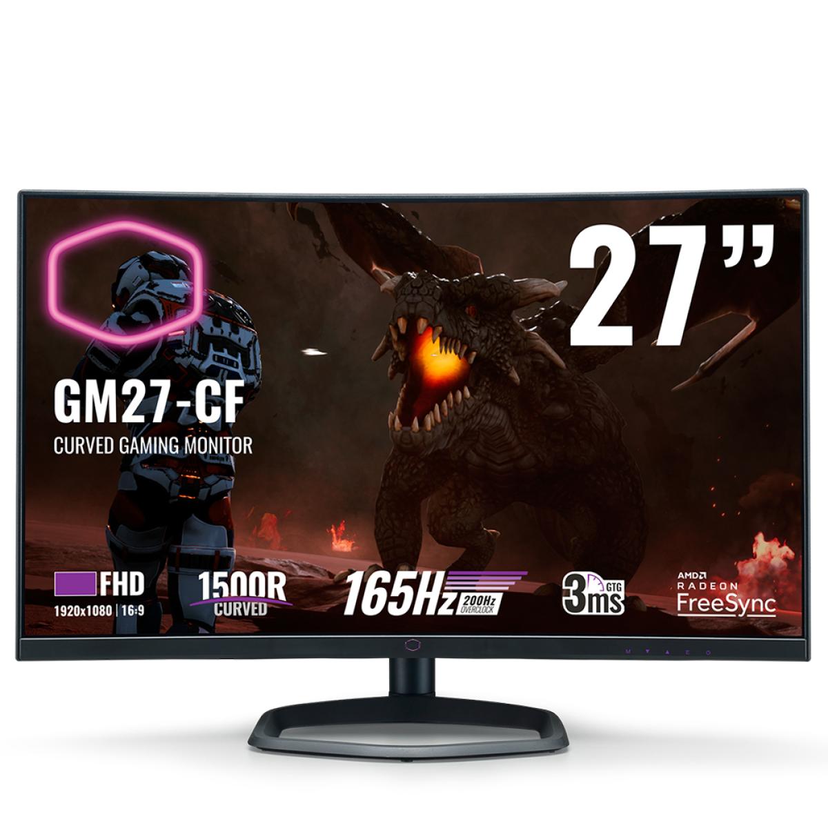COOLER MASTER GM27-CF 27" FHD 165HZ 3MS GTG 1500R CURVE