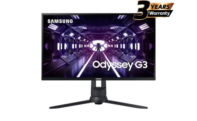 Samsung 24" Odyssey G3 FHD (1920 X 1080) VA 144Hz 1Ms , FreeSync Premium, Full Adjustable Stand - Flat Gaming Monitor