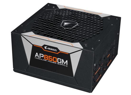 GIGABYTE AORUS P850 GOLD 850W 80+ Full Modular Power Supply w/ 135mm 2 Ball Bearing Smart Fan