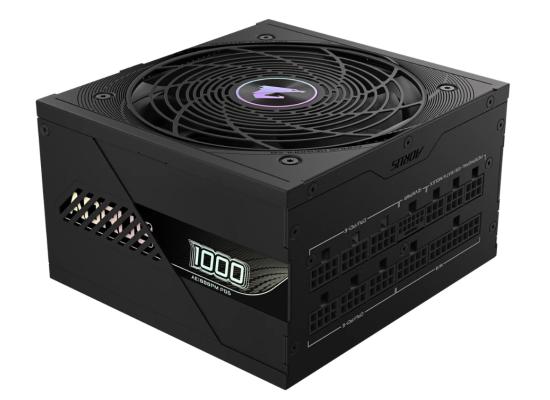 AORUS ELITE P1000W 80+ Platinum (ATX 3.0) 1000W 80 Plus Platinum Fully Modular Power Supply w/ (12VHPWR) PCIE 5.0 Connector