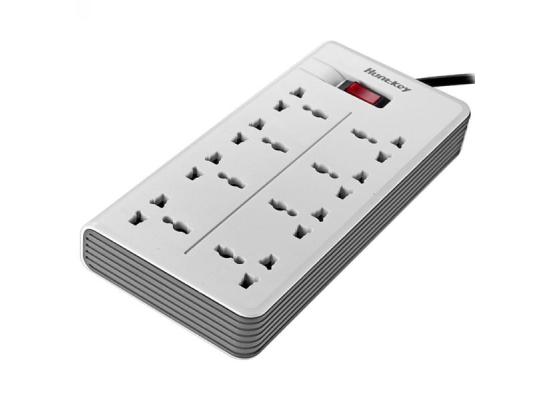 Huntkey SZA801-3 Power Strip Surge w/ 8 Universal AC Sockets (3M)