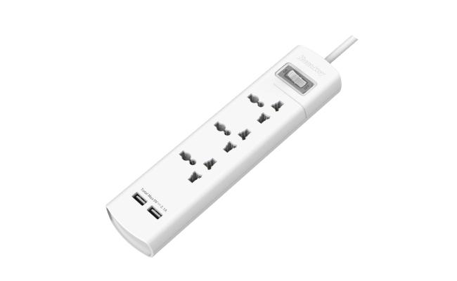 Huntkey SZM307 Power Strip Surge w/ 3 Universal AC Sockets (1.5M)