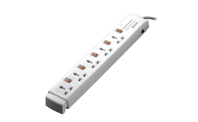 Huntkey PZC502-3 Power Strip Surge w/ 5 Universal AC Sockets (3M)