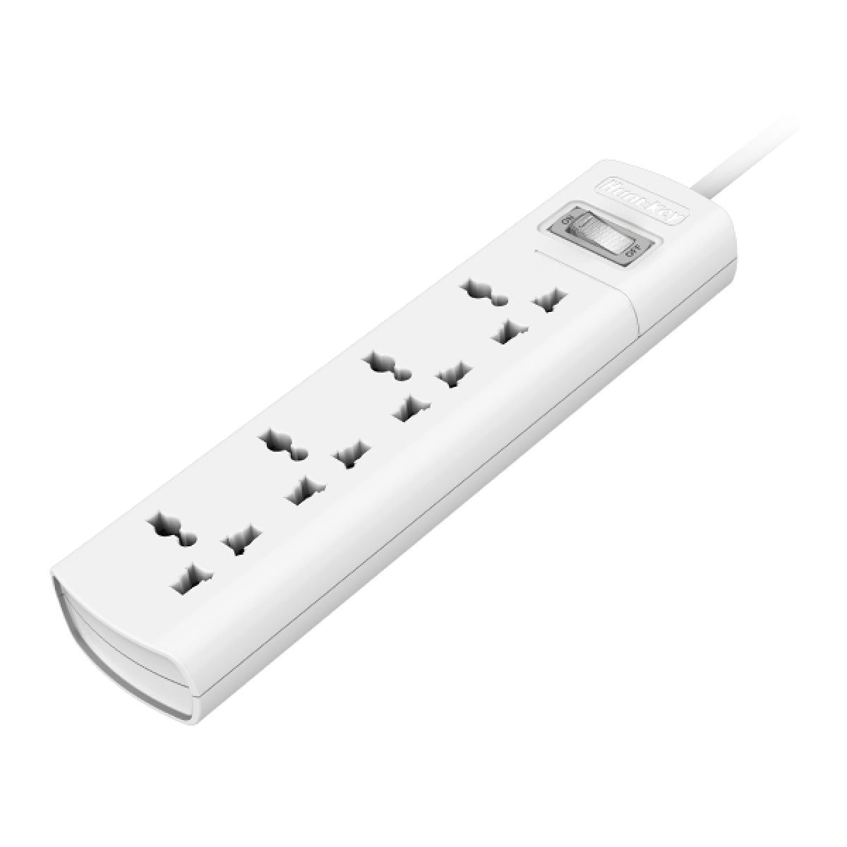 Huntkey SZM401 Power Strip Surge w/ 4 Universal AC Sockets (1.5M)