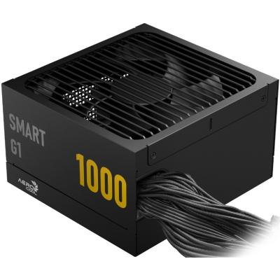 AeroCool SMART G1 1000W 80 Plus Gold Fix Cable (Non-Modular) ATX 3.1 (PCIe 5.1) High-performance Power Supply w/ Low-Profile Fan Curve