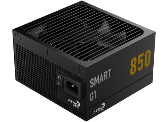 AeroCool SMART G1 850W 80 Plus Gold Fix Cable (Non-Modular) ATX 3.1 (PCIe 5.1) High-performance Power Supply w/ Low-Profile Fan Curve