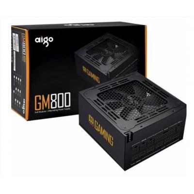 Aigo GM800, 800W, 80 Plus Gold, Fully Modular ATX Power Supply, 14cm Hydraulic Bearing PWM Fan