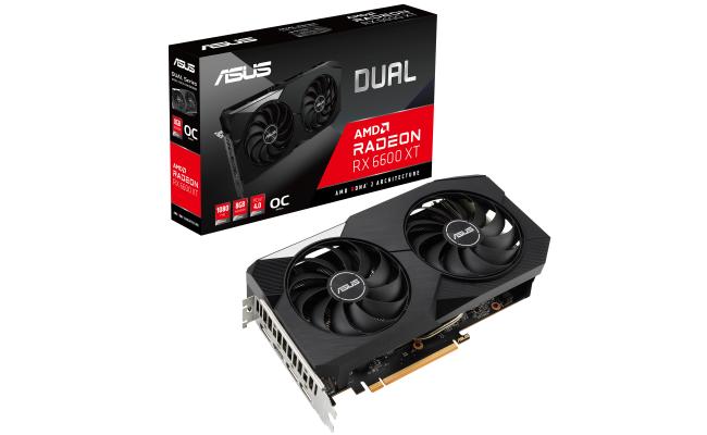 Asus Dual Radeon™ RX 6600 XT OC Edition 8G GDDR6 - Graphics Card