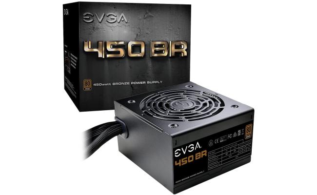 EVGA 450 BR, 80+ BRONZE 450W,BR Series Power Supply With Heavy-duty protections