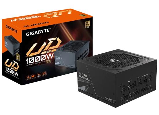 GIGABYTE UD1000GM 1000W 80 PLUS GOLD Fully Modular Japanese Capacitors Ultra Durable Compact ATX Design Power Supply