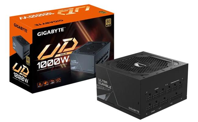 GIGABYTE UD1000GM 1000W 80 PLUS GOLD Fully Modular Japanese Capacitors Ultra Durable Compact ATX Design Power Supply