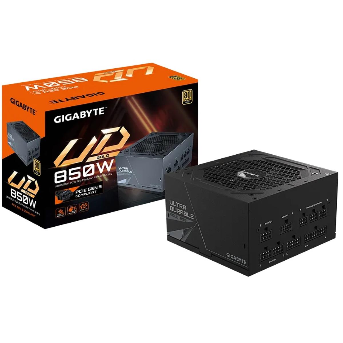GIGABYTE UD850GM PG5 850W (ATX 3.0) PCIE 5.0 (12VHPWR) 80 Plus Gold Full Modular Power Supply