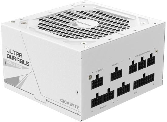 GIGABYTE UD850GM PG5 850W (ATX 3.0) PCIE 5.0 (12VHPWR) 80 Plus Gold Full Modular Power Supply (White Edition)