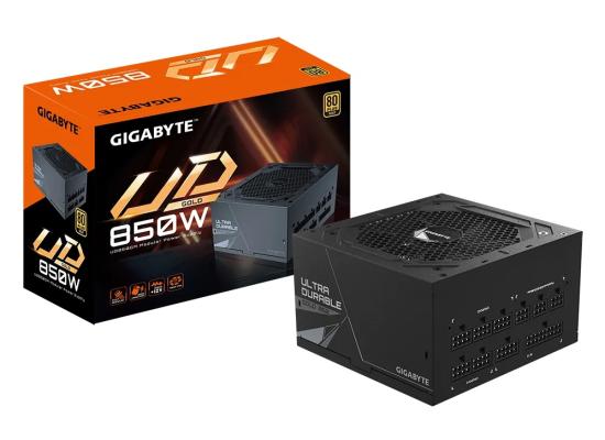 GIGABYTE UD850GM 850W 80 PLUS GOLD Fully Modular Japanese Capacitors Ultra Durable Compact ATX Design Power Supply
