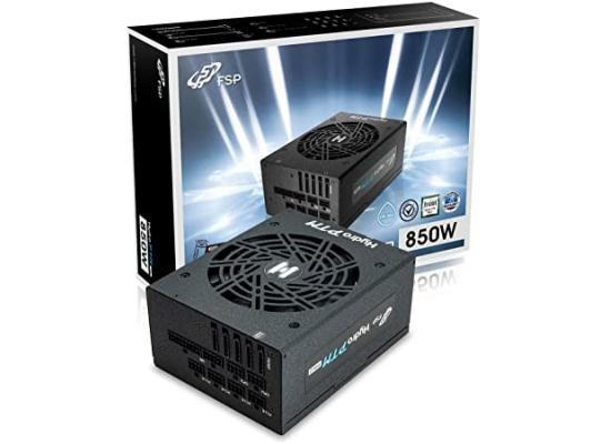 FSP Hydro PTM PRO 850W 80+ Platinum High Efficiency & Powerful Fully Modular Power Supply w/ Quiet & Durable Fan